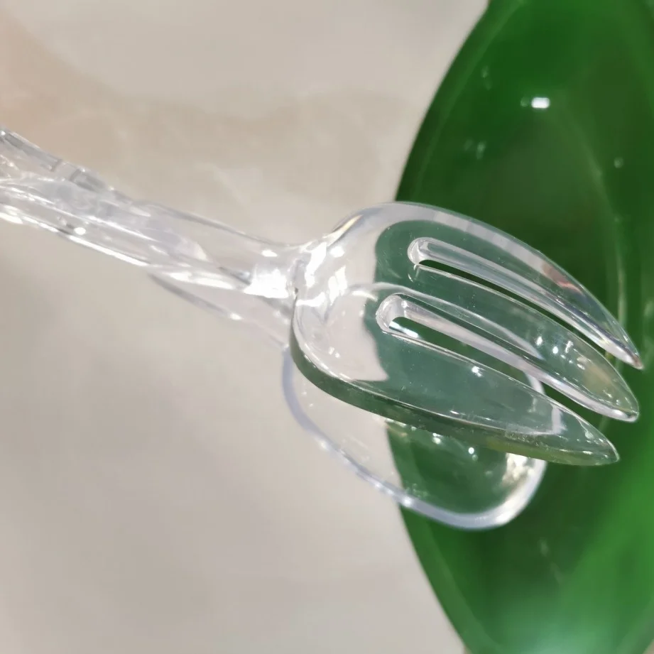 plastic salad food tongs kitchen utensil