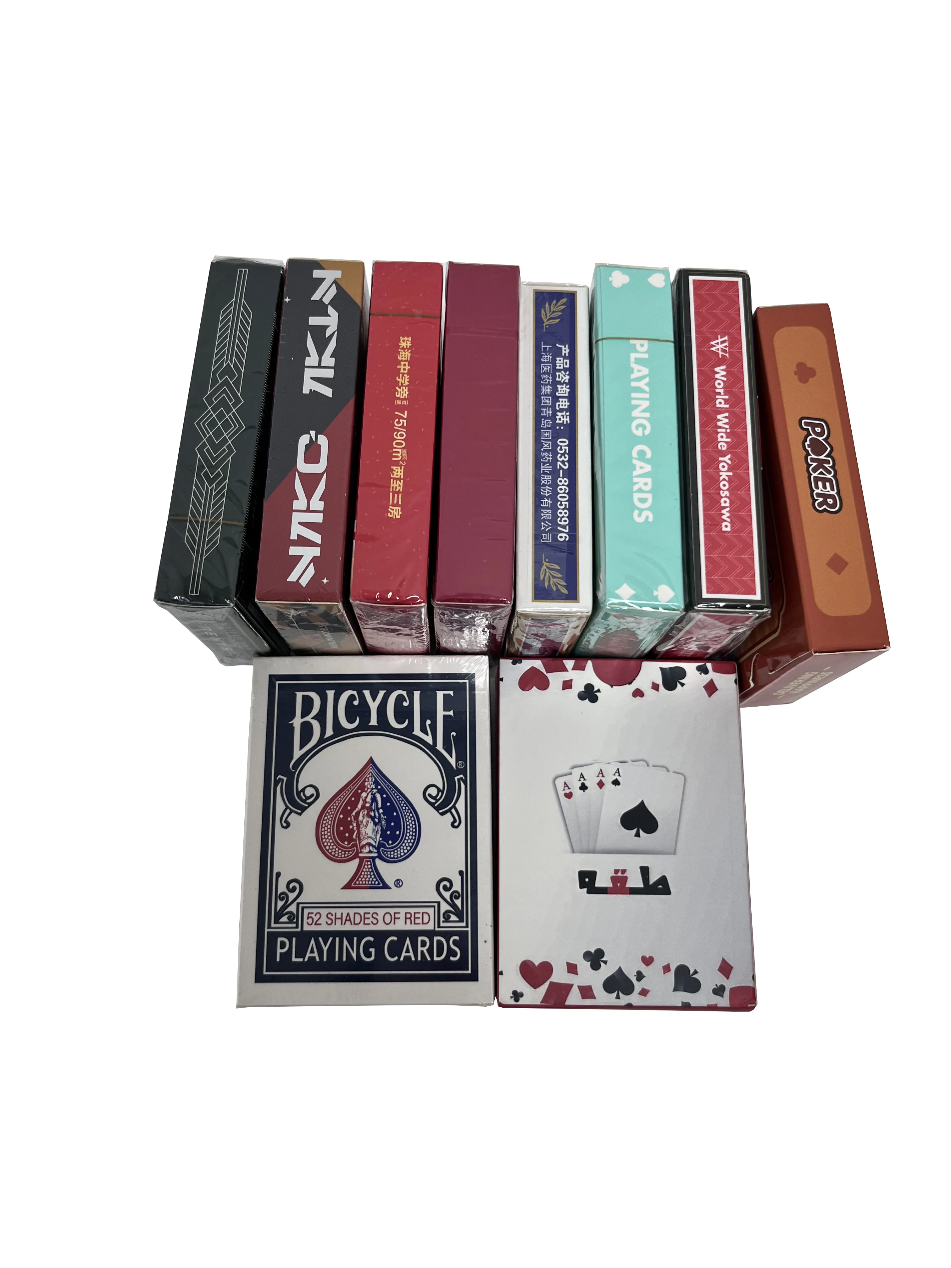 Custom Wholesale Classical Solitaire Board Game Multiplayer Gathering Entertainment Table Poker Paper Playing Game Cards