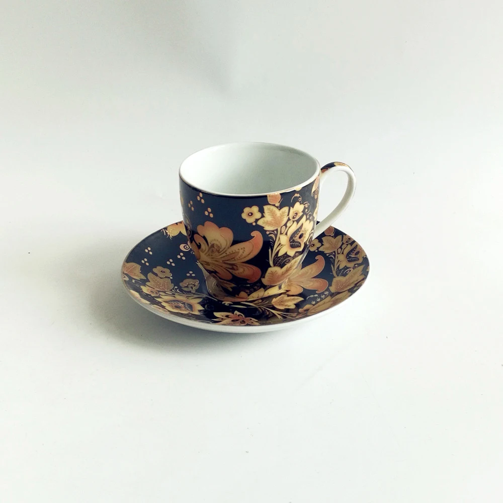 British Royal Series Wholesale Noble classical tea cup gift ceramic Tea Service set for 6