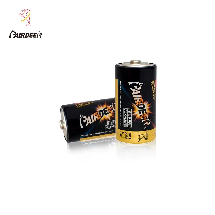 
PAIRDEER private label 1.5 v c lr14 alkaline 100 amp dry batteries 