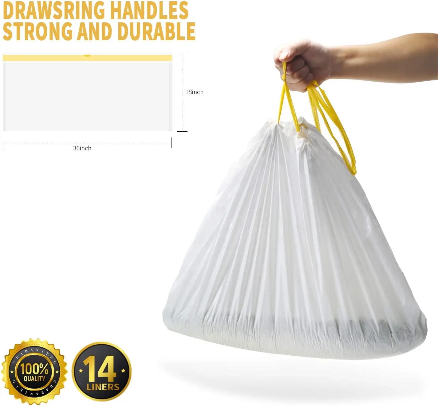 Custom Biodegradable Plastic DrawstringHeavy Duty Cat Litter Box Liners Cat Litter Filter Bag