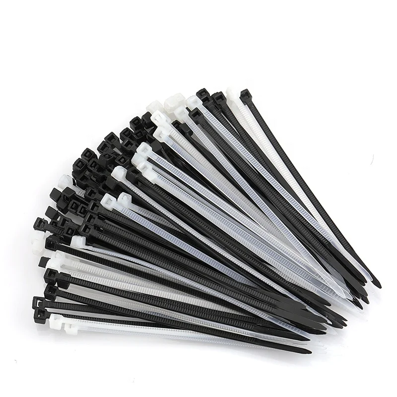 Self-locking Cable Ties White/UV Black New Material Nylon 66 Cable/Zip Ties 100pcs/bag