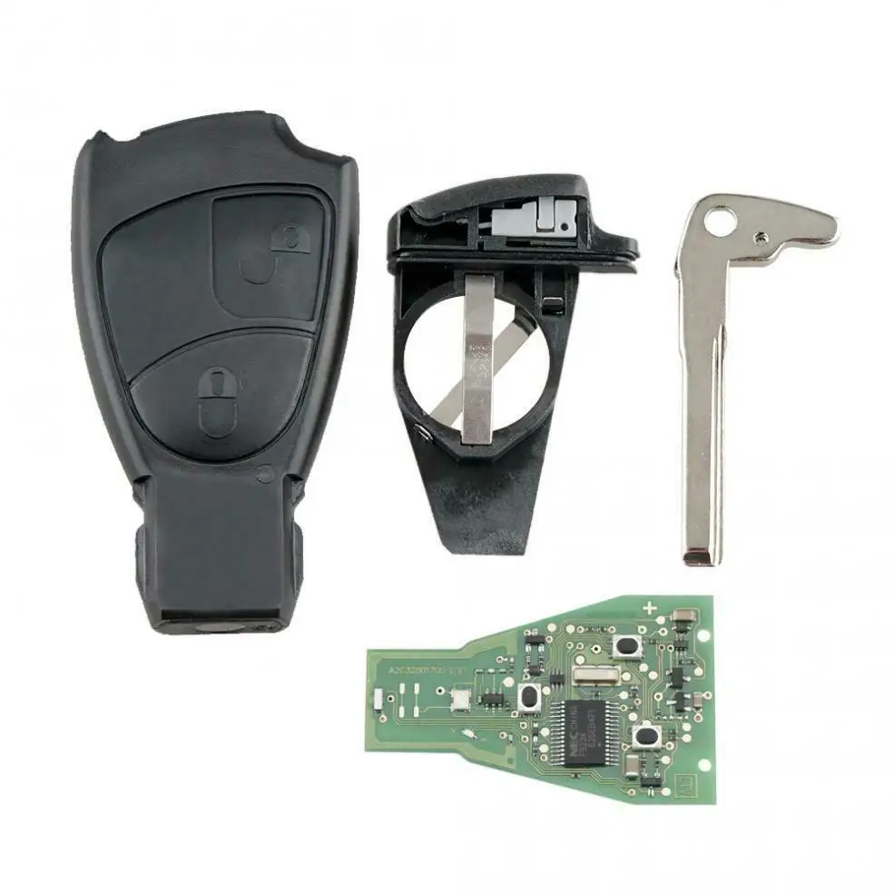 433Mhz Remote 2 / 3 Buttons Car Key For Mercedes Benz NEC B C E S SL ML MB CLK CL 3B 3BT 1996-2006 W203 W204 W211 W20