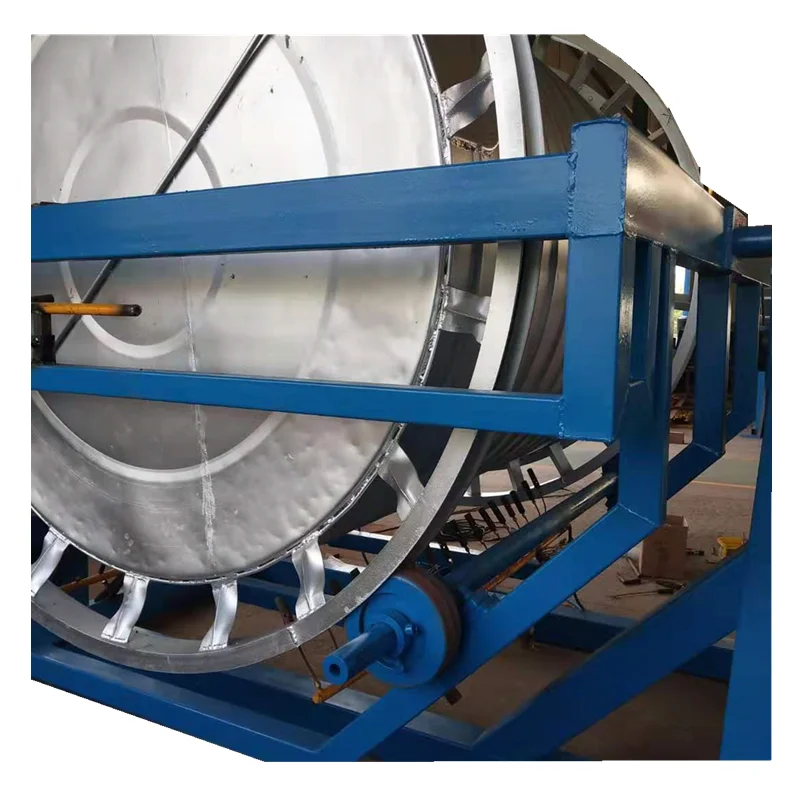 Open flame rotary shaping machine, plastic shaping machine, PE shaping machine