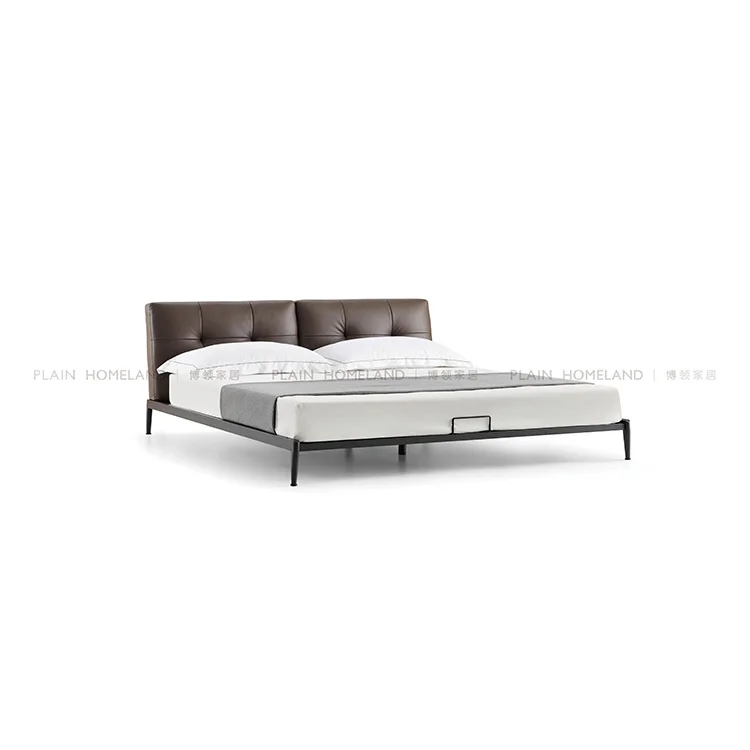 Nest Velvet Double King Size Upholstered Queen Designer Master Bedroom Modern Luxury Bed