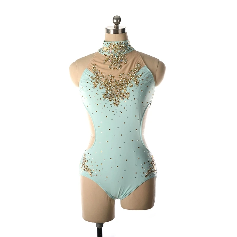 2024 new design Glitter stone Pole dance costume
