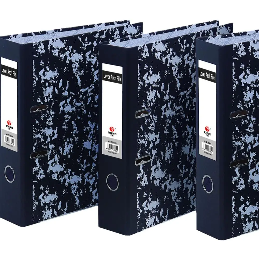 
Paper Folder A4 Size File Folder With 2 Rings Binder Lever Arch File marble lever arch file 
