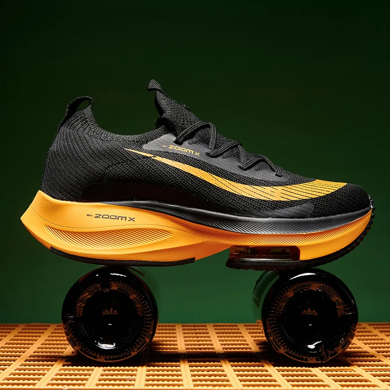 Hot Sales  Marathon Sports Running Shoes Mesh Breathable Fashionable Low-top Air Cushion Shoes