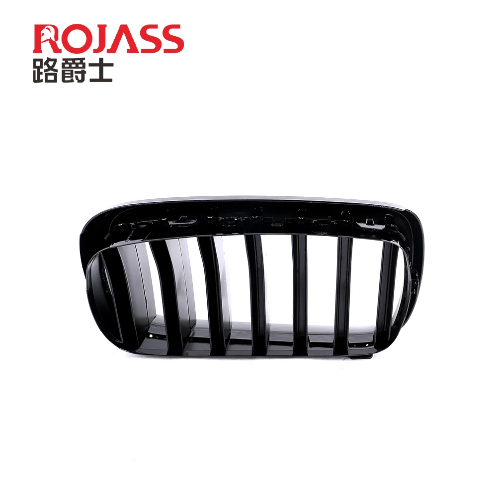 51712334708 For BMW X5 Series F16 F15 Front Kidney Shadow Line silver chrome Grille Front Bumper Grille Left