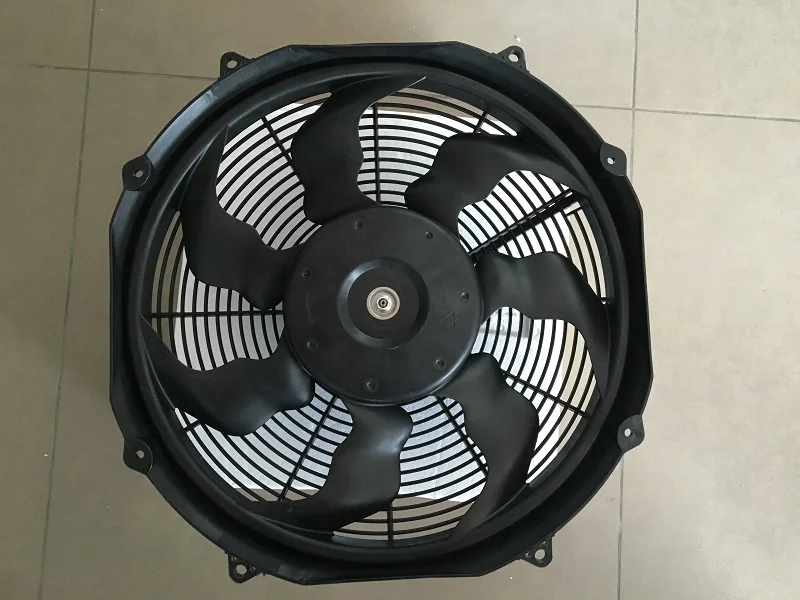 High Performance Universal Brushless Radiator Fan For Bus Air Conditioning System 16inch Condenser 24V Car Radiator Cooling Fan