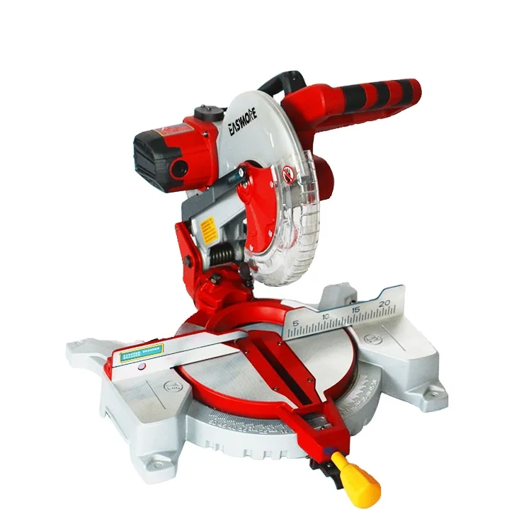 2000W 255mm Double Pulley Adjustable Electric Mitre Saw Color Box Cutting MITER SAW Wood Saw Machines Mini Sliding 55mm 5000rpm