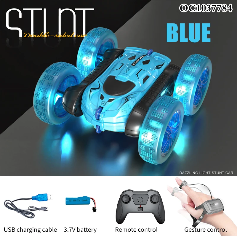5CH 2.4G Double side remote control auto gesture sensing special rc stunt car toy for adults