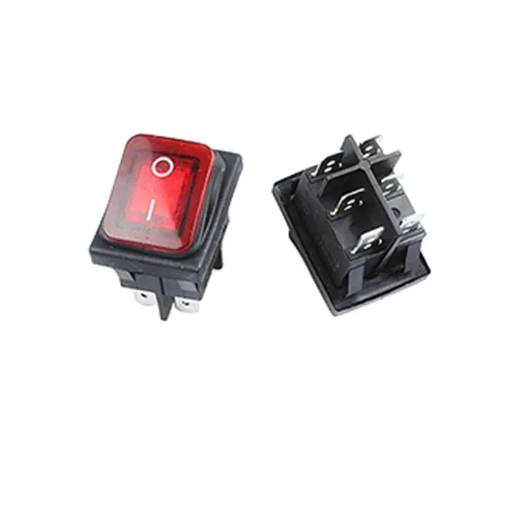 KCD1-104 4 terminal rocker switch electrical rocker switches led rocker switch