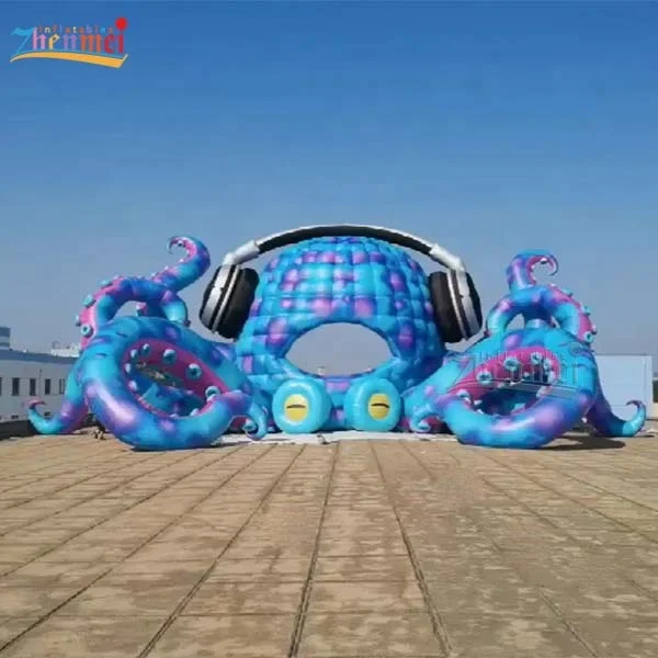 Производитель Zhenmei гигантский надувной осьминог декорация для океанских событий сцена осьминога