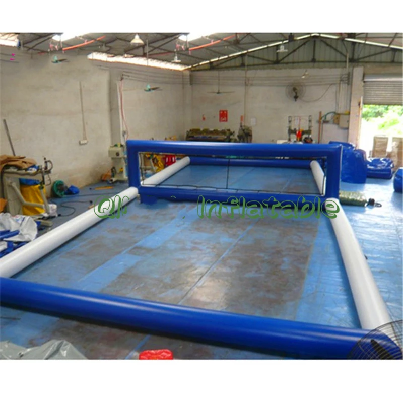 Durable PVC Tarpaulin Inflatable Floating Water Volleyball Court used on beach for Sale