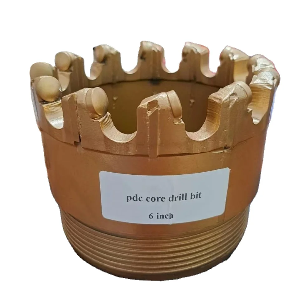 6inch PDC core drill bit Water well drill bit rock borehole bit for coal mining