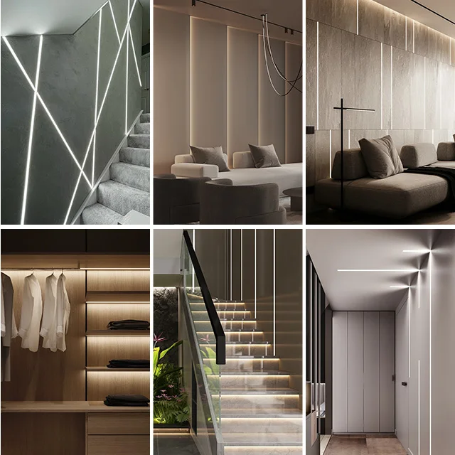 A1714 Factory Outlet led Strip Light Aluminum Profile Ceiling Aluminum Light Profile U shape Aluminum Profile Channel