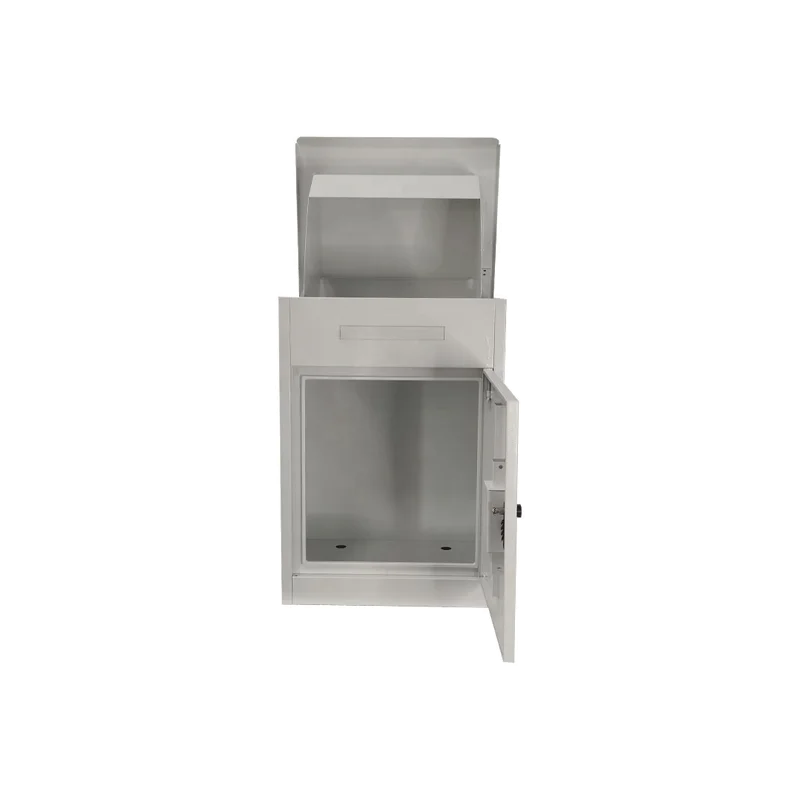Logo Size Custom Wall Mounted Mailboxes Safe Postbox Metal Keter Parcel Drop Box With Letter Slot