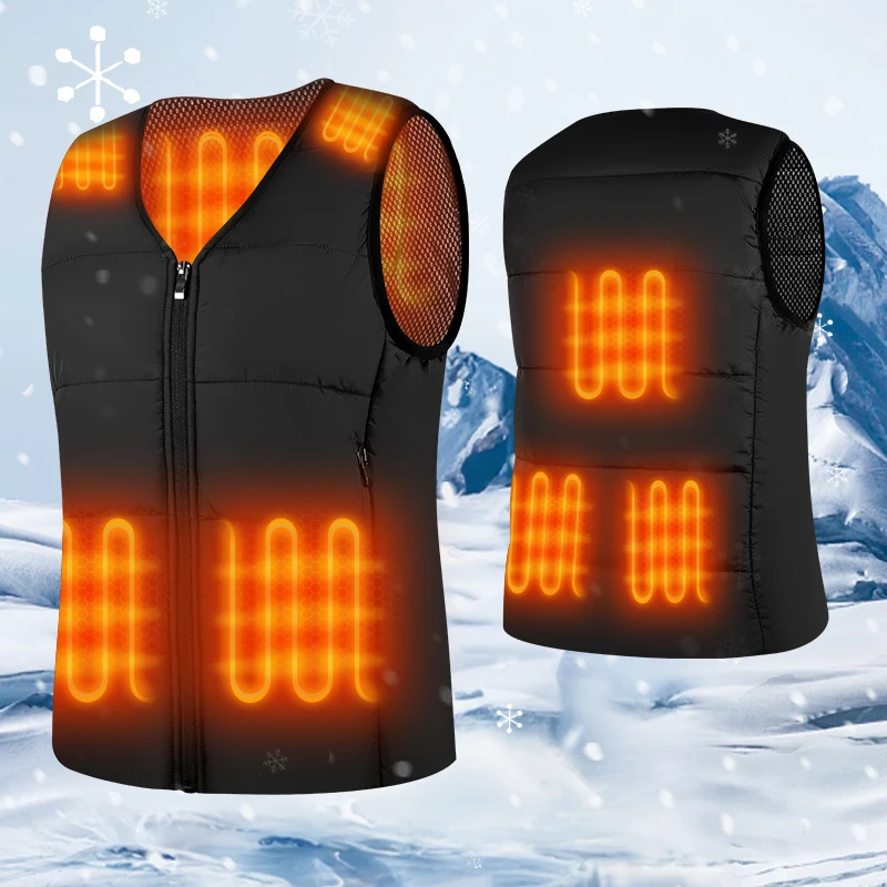 Женский зимний жилет с подогревом