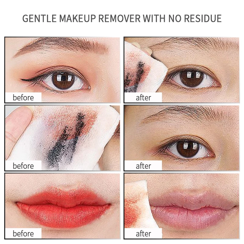 Wholesale  Private Label Makeup Remover  Moisturizing oil free  face makeup remover
