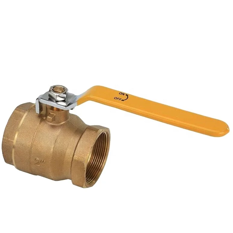2  Inch NPT BSP 600CWP brass ball valve for water oil gas