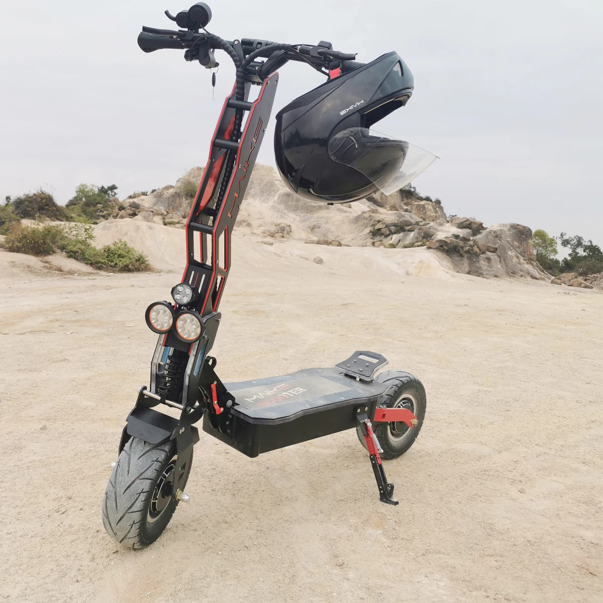 
Maike MKS 8000W 13 inch scoot fat tire 80-150kms range dual motor dualtron storm e scooter kick scooters e bike 