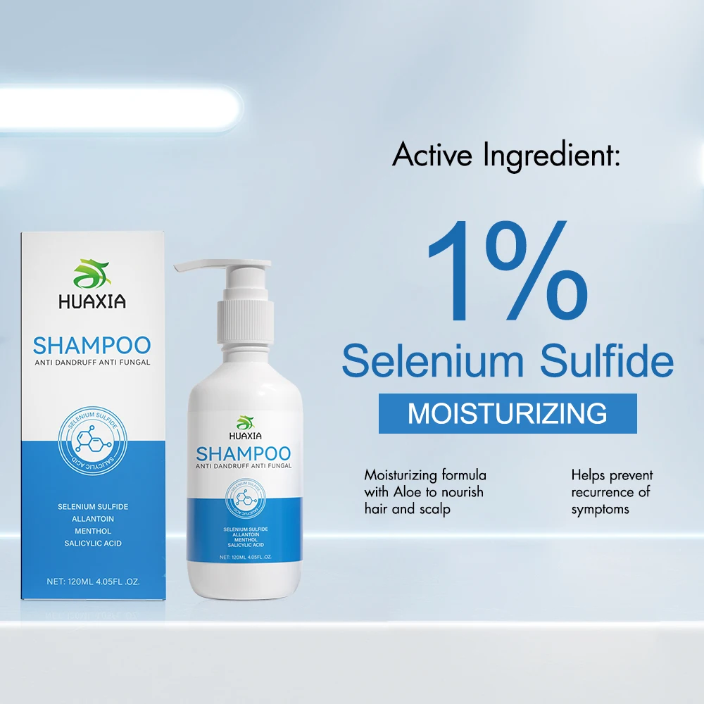 Customised Selenium Disulfide 1% Anti-Dandruff Shampoo And Conditioner Relieves Itching Salicylic Acid Anti Fungal Shampoo
