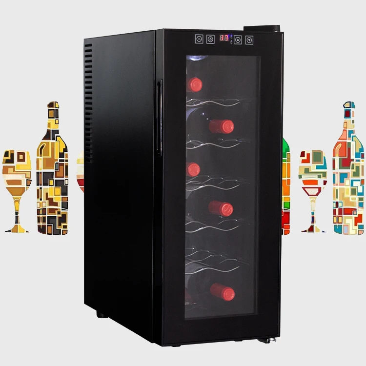 LANYI Factory Customization 35L Wine fridge cooler mini skin care fridge wine Cabinet Refrigerated