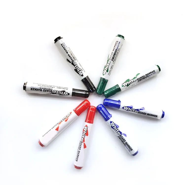 Customized Logo Color Dry Erase Colorful Non-toxic Ink Marker Alcohol Based Ink Whiteboard Marker Pen For Office