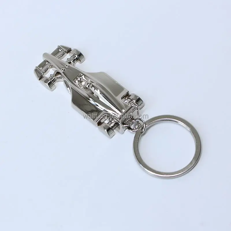 Mini F1 Keychain Metal Model for Racetrack Fans Formula One Racing Keyring Sleek Metal Design