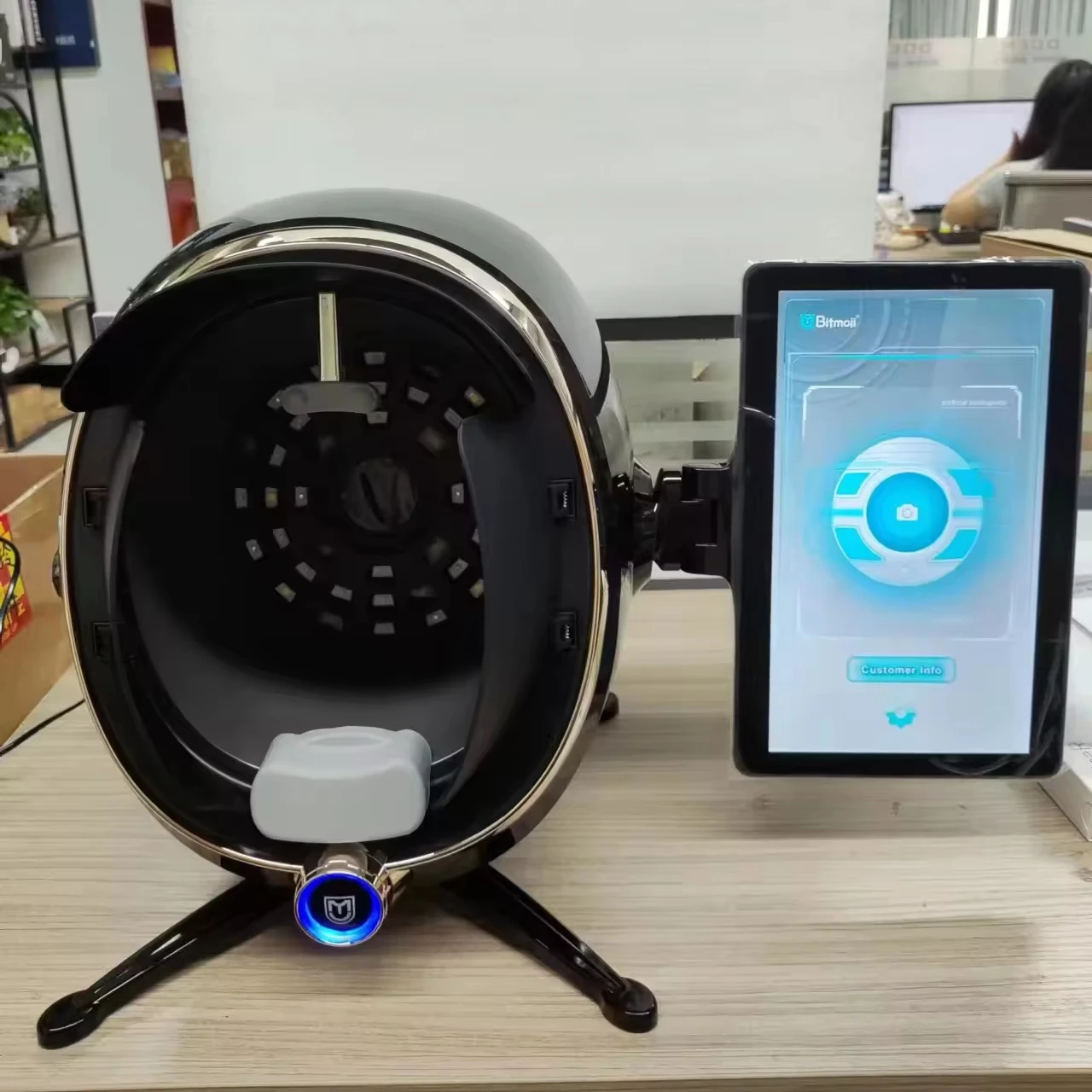 Hot Selling Skin Analyzer Machine Smart 3D Scanner Camera Device Facial Test Skin Analysis Machine