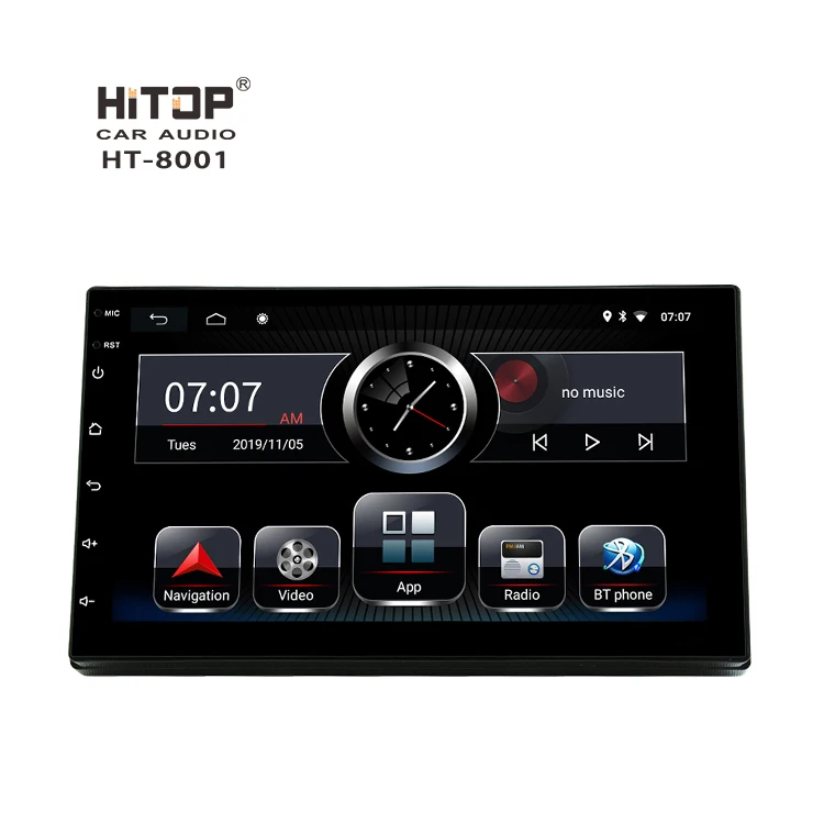  Универсальный автомобильный DVD-плеер K8 Android 8 1 2 ГБ + 32 Din стерео радио GPS 1024*600 HD 1080P сенсорный экран 7