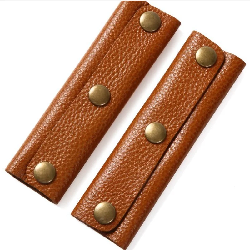 Простая кожаная сумка для багажа ручка с защитой от нажатия съемные аксессуары