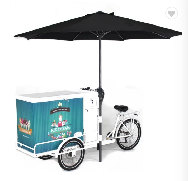 China Cheap Hot Sale 3 Wheel Ice Cream Coffee Pedal freezer bike