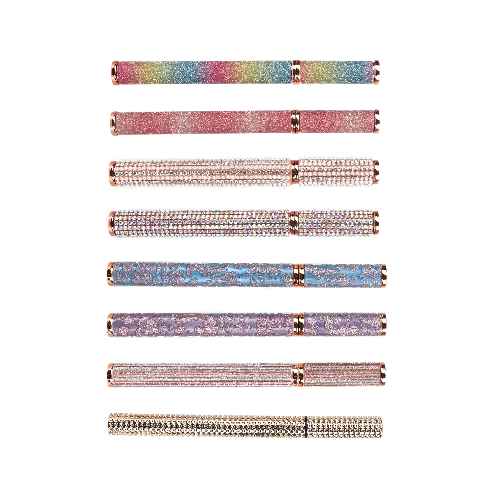 Private Label Tube High Quality  Waterproof Glue Pen Black Brown Clear Liquid Eyeliner