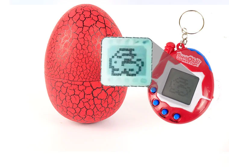 Multi-colors Dinosaur Egg Digital Pet Game Toy Tamagotchis Digital Electronic E-Pet Christmas Gift Pet Game