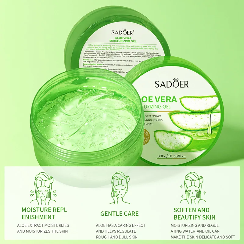 100% Natural Organic Moisturizing Anti Wrinkle Pure Aloe Vera Gel Nourishing Cream For Skin Care