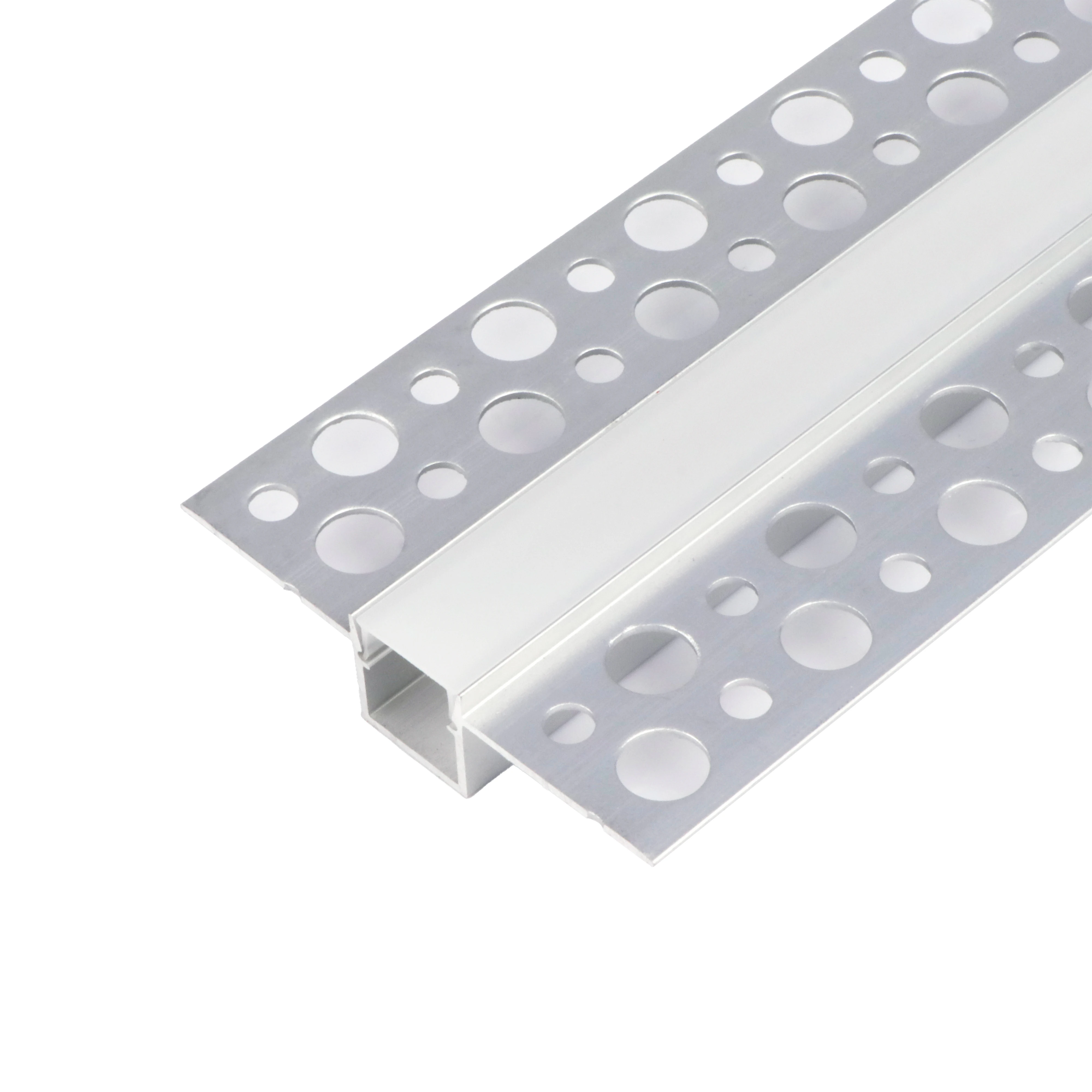 3 Meter U Shape LED Aluminum Channel System Easy Cut and Installed Aluminum Profiles with Milky White Diffuser Cover