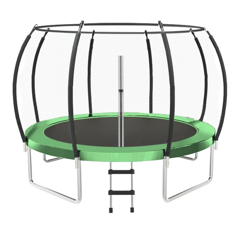 6 8 10 12 Ft Outdoor safety trampoline children adults High Quality Trampoline Portable kids bouncy bed With protective net