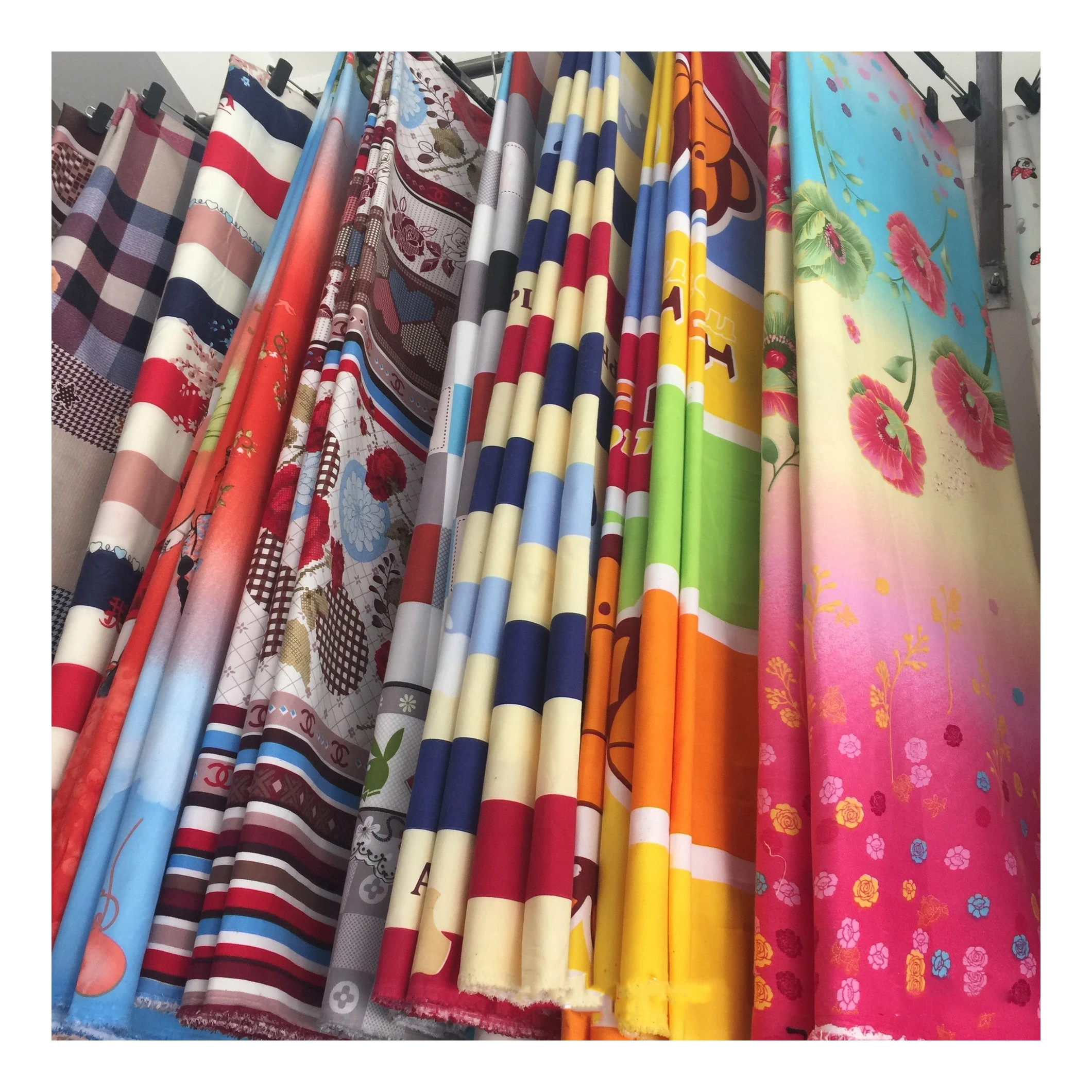 Customize printed microfiber polyester fabric for bedding sheets with soft hand feel