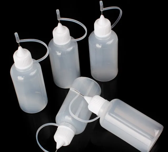 Custom wholesale 10ml 20ml 30ml 50ml 100ml plastic long needle tip cap dropper e liquid empty bottle