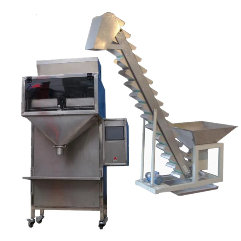 granule weighing filling machine semi automatic grain packing machine 30-2000g, 500-6000g, 4-25kg, 5-50kg