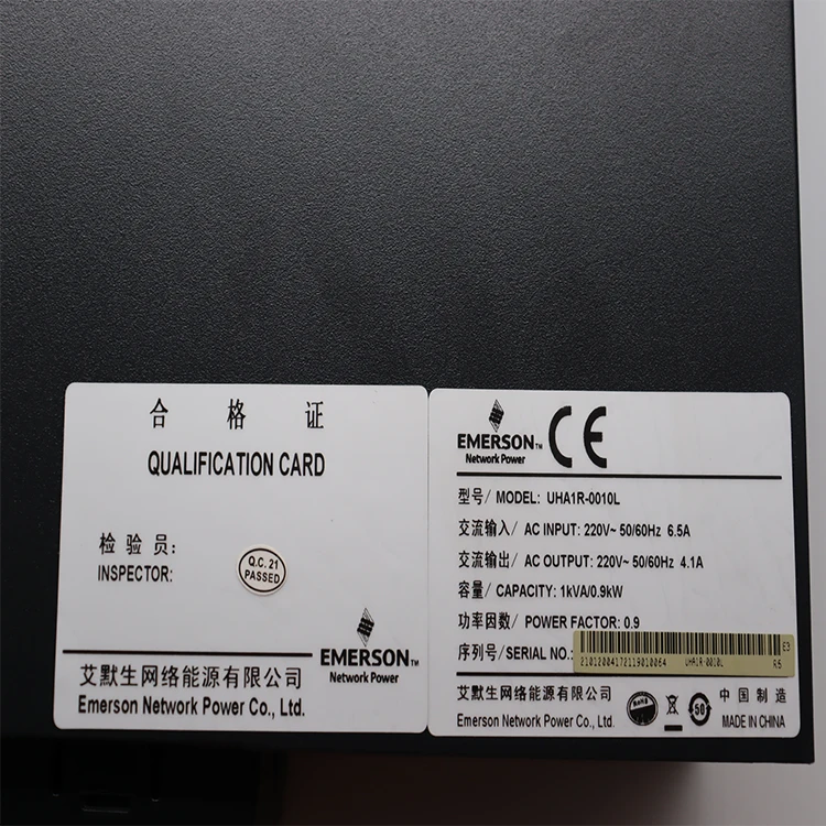  Emerson 1KVA 900W стойка mount Liebert ITA series Внешняя батарея UHA1R-0010L 220vac источник питания постоянного