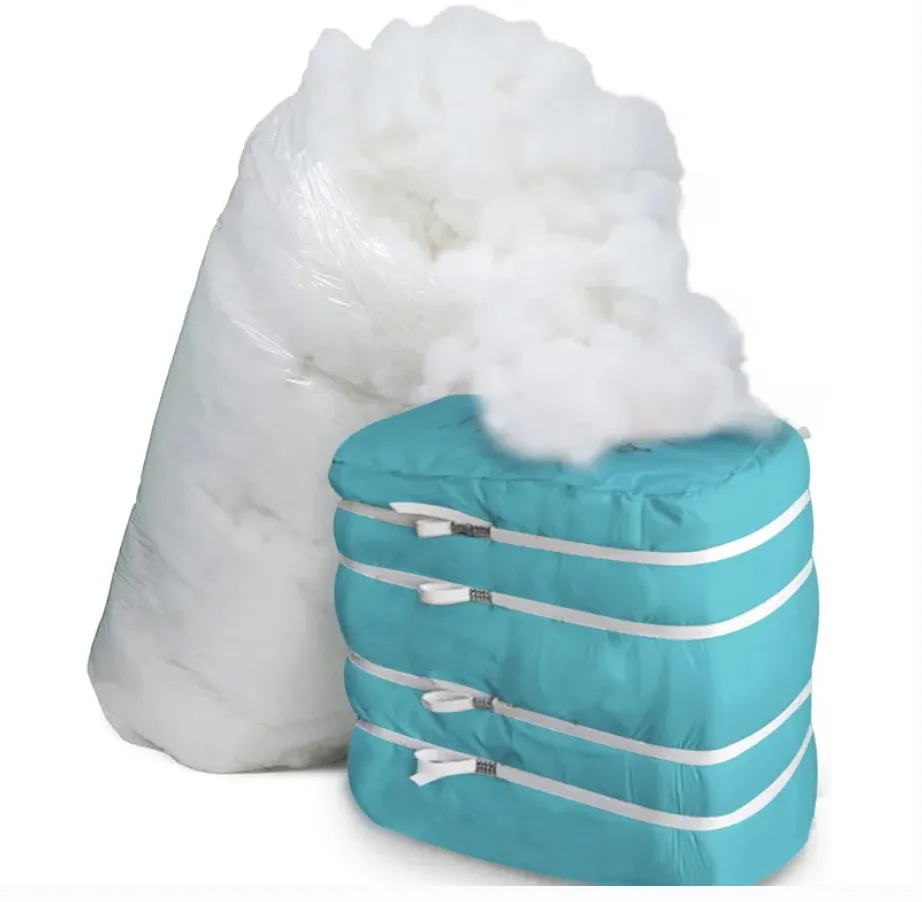 wholesale  Filling Quilt Pillow Sofa Plush Toys Stuffing Material Rebound Fluffy Polyester Staple Fiber
