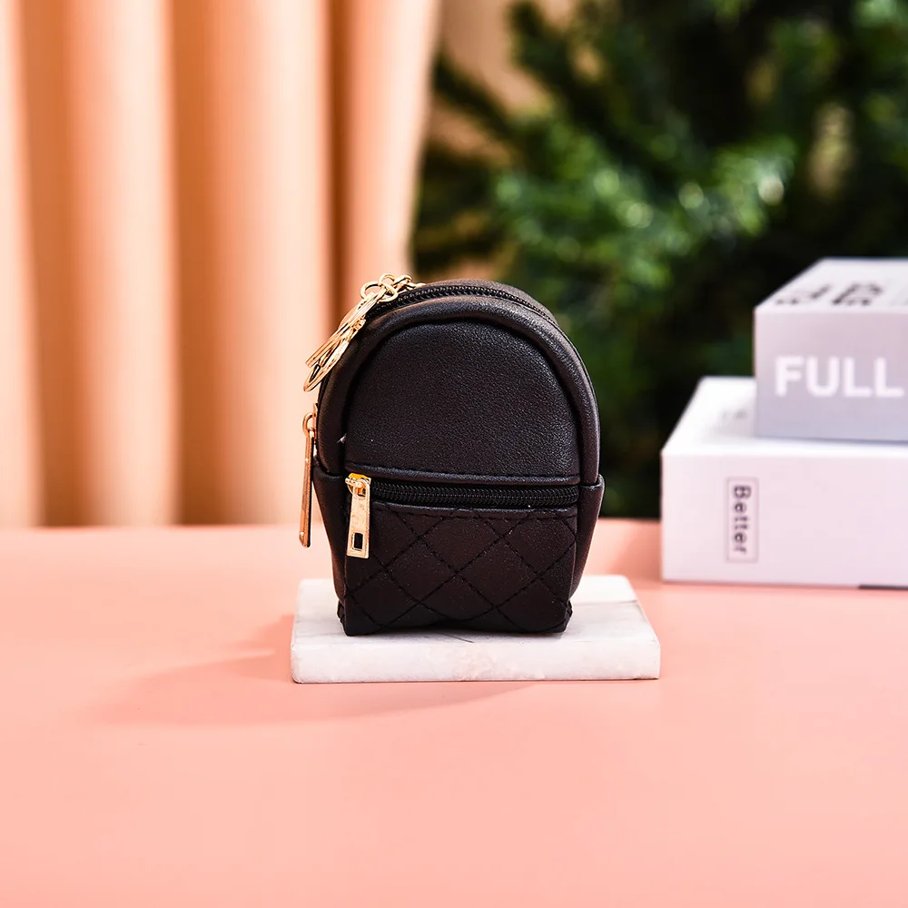 Custom logo Promotional Gifts Mini Backpack Shaped Key Chain Bag Coin Purse