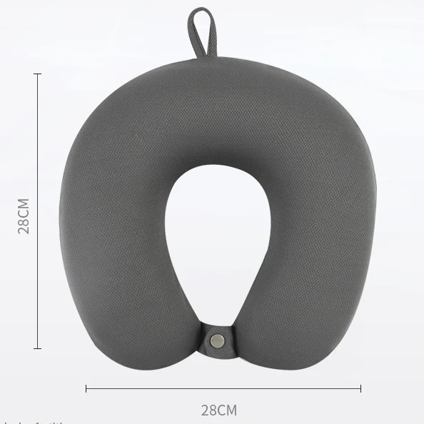 Textile Manufacturer Soft and Comfortable Memory Foam U-Shaped Neck Pillow Headrest Travel Pillow Custom Logo