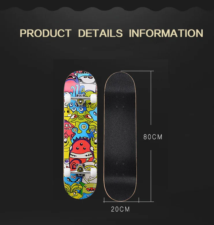 Adult skating new LED light 4 Wheel kick scooters for kids child