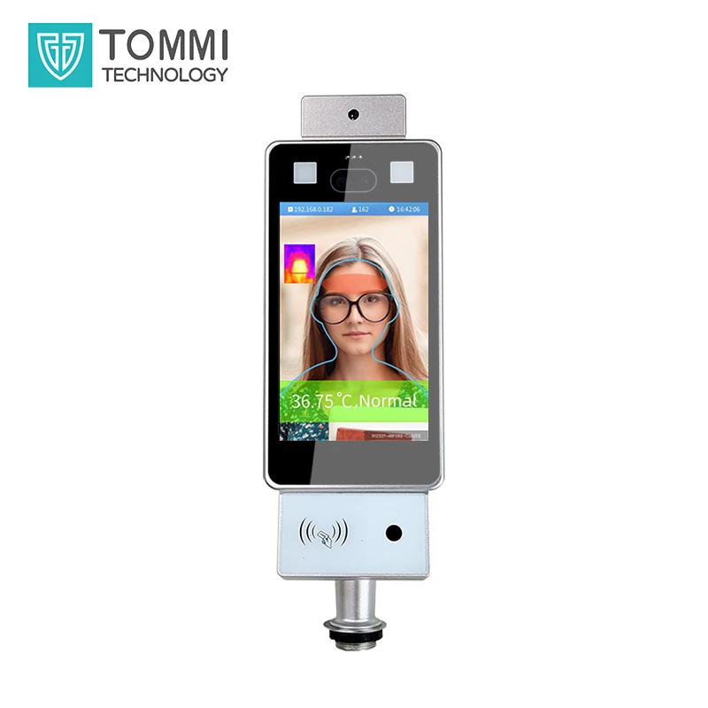 Wholesale smart access devices 8 Inch face scanner biometric face recognition card qr code reader