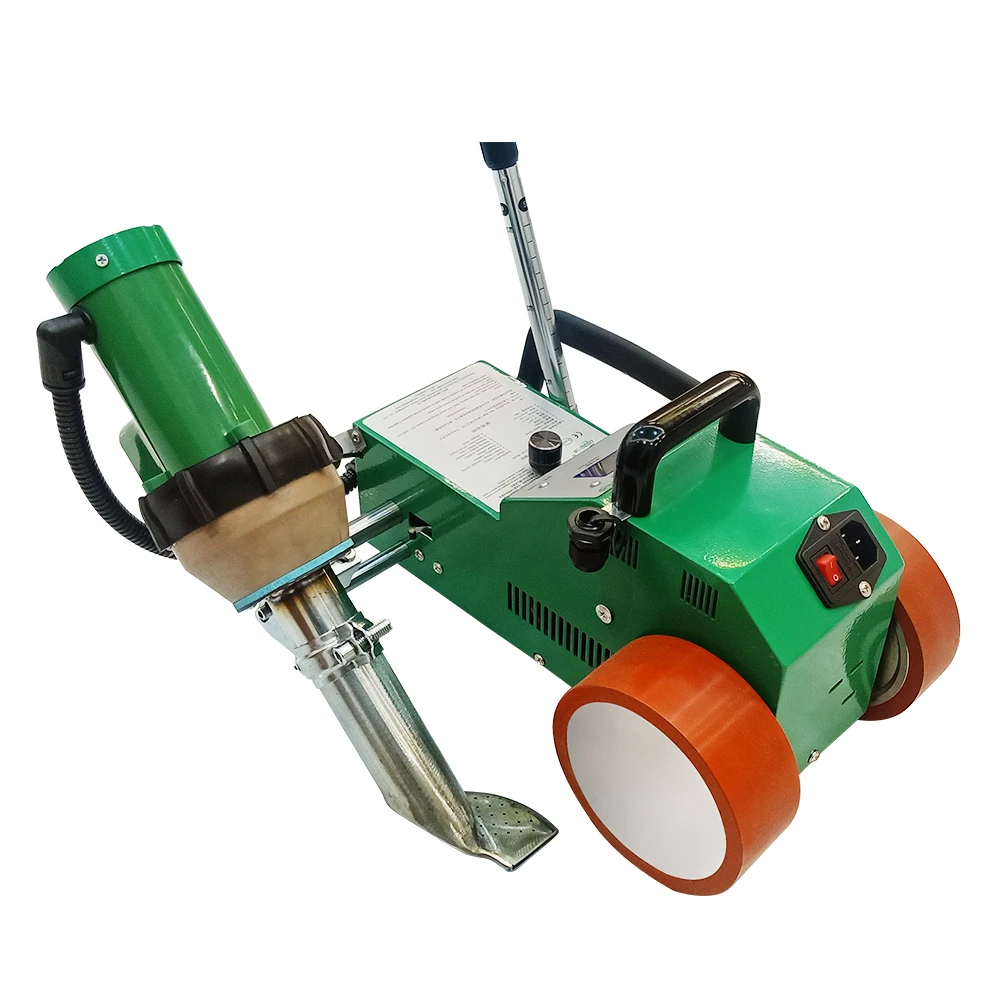 Tarpaulin pvc sheet joint welding hot air seam sealing machine for banner inkjet textile