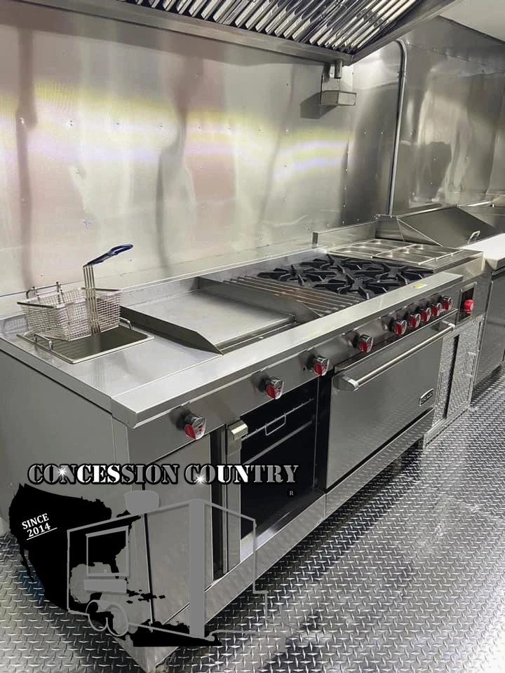 2021 Concession CountryHamburger Mobile Food Cart, Airstream Caravan Food Truck, Airstream Food Trailer for Sale